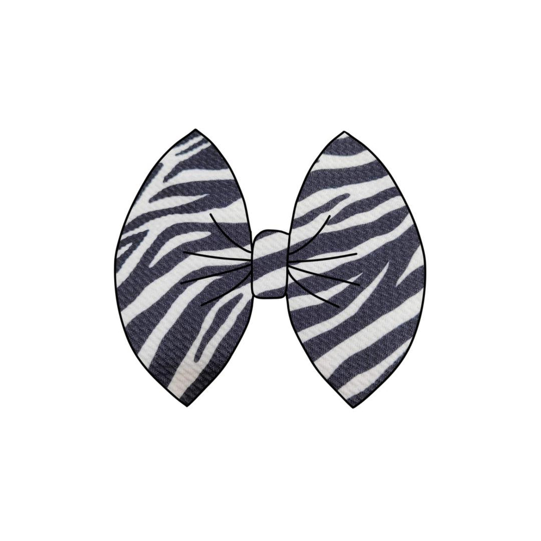 Zebra Stripes Bow