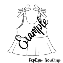 Load image into Gallery viewer, Solids: Peplum Top
